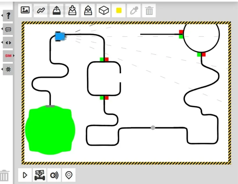 Makebot Online Simulation map
